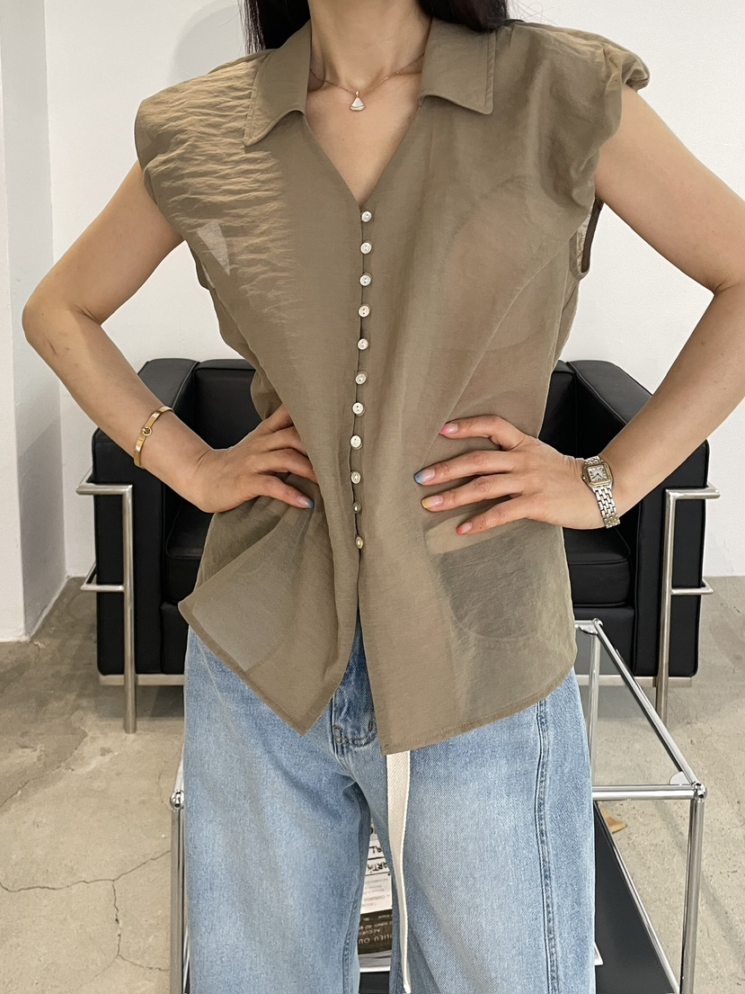 EDITION-P韓國直郵實拍女士新款人氣休閑26春夏襯衫蕾絲衫EDITION/CHAHEE襯衫/蕾絲衫