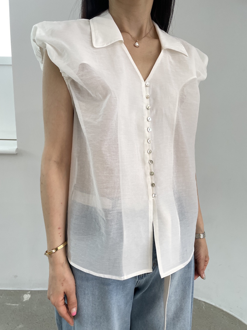 EDITION-P韓國直郵實拍女士新款人氣休閑26春夏襯衫蕾絲衫EDITION/CHAHEE襯衫/蕾絲衫