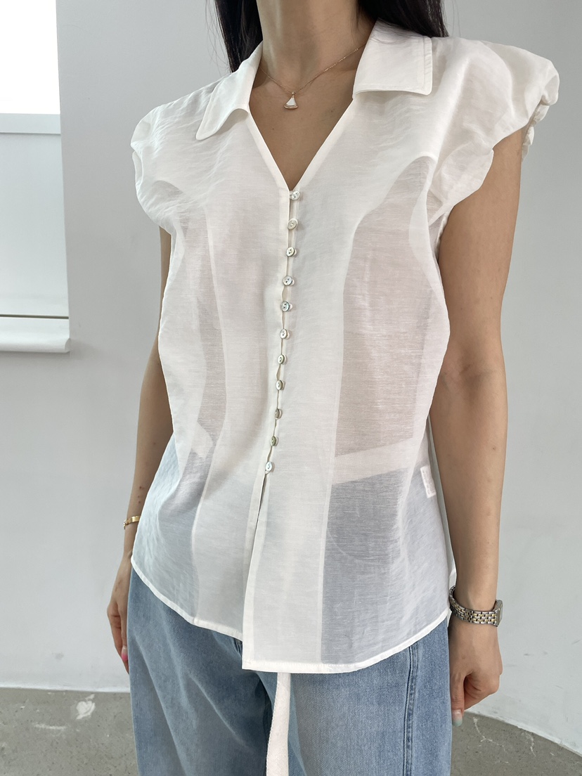 EDITION-P韓國直郵實拍女士新款人氣休閑26春夏襯衫蕾絲衫EDITION/CHAHEE襯衫/蕾絲衫