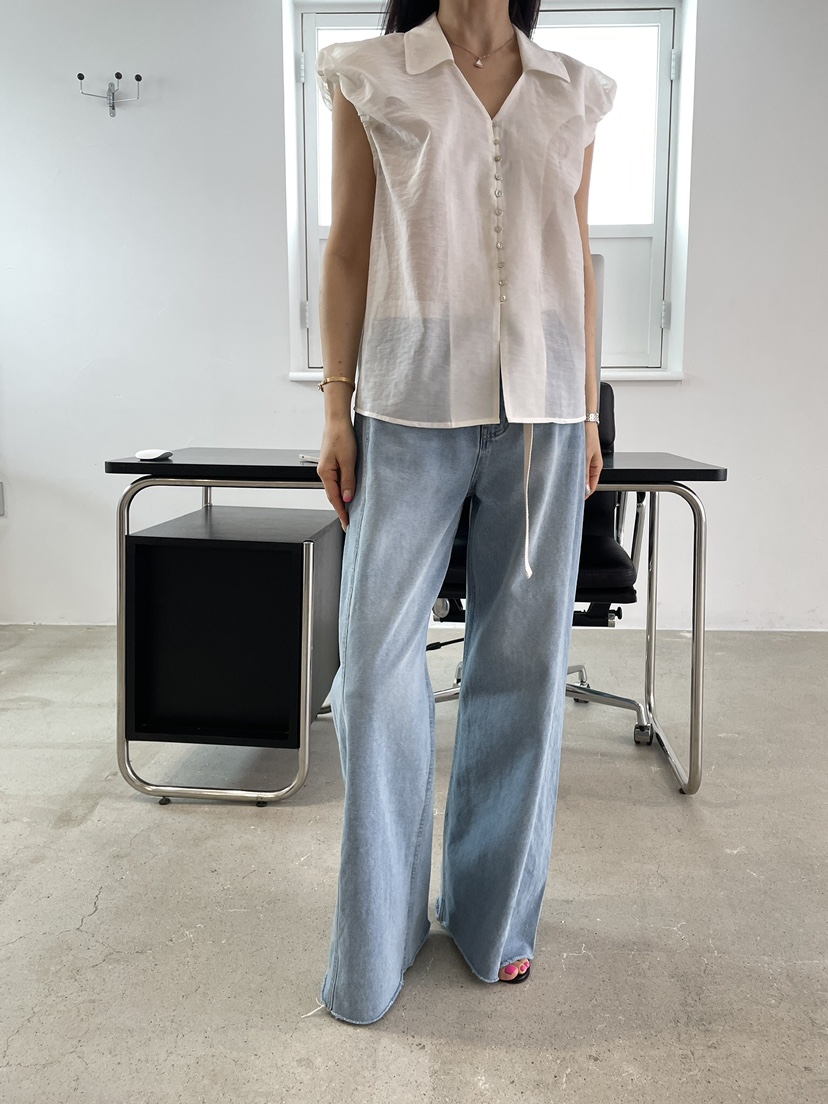 EDITION-P韓國直郵實拍女士新款人氣休閑26春夏襯衫蕾絲衫EDITION/CHAHEE襯衫/蕾絲衫