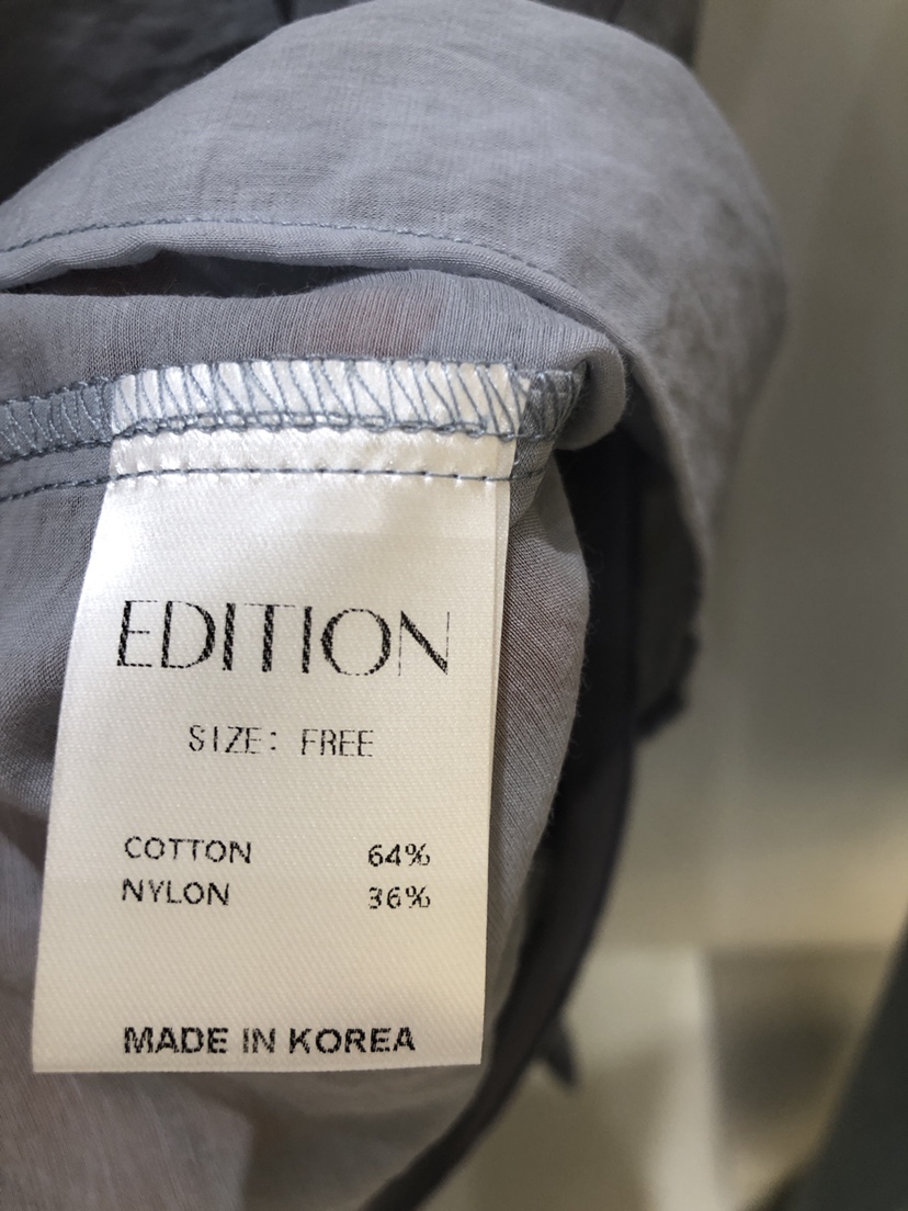 EDITION-P韓國直郵實拍女士新款人氣休閑26春夏襯衫蕾絲衫EDITION/CHAHEE襯衫/蕾絲衫