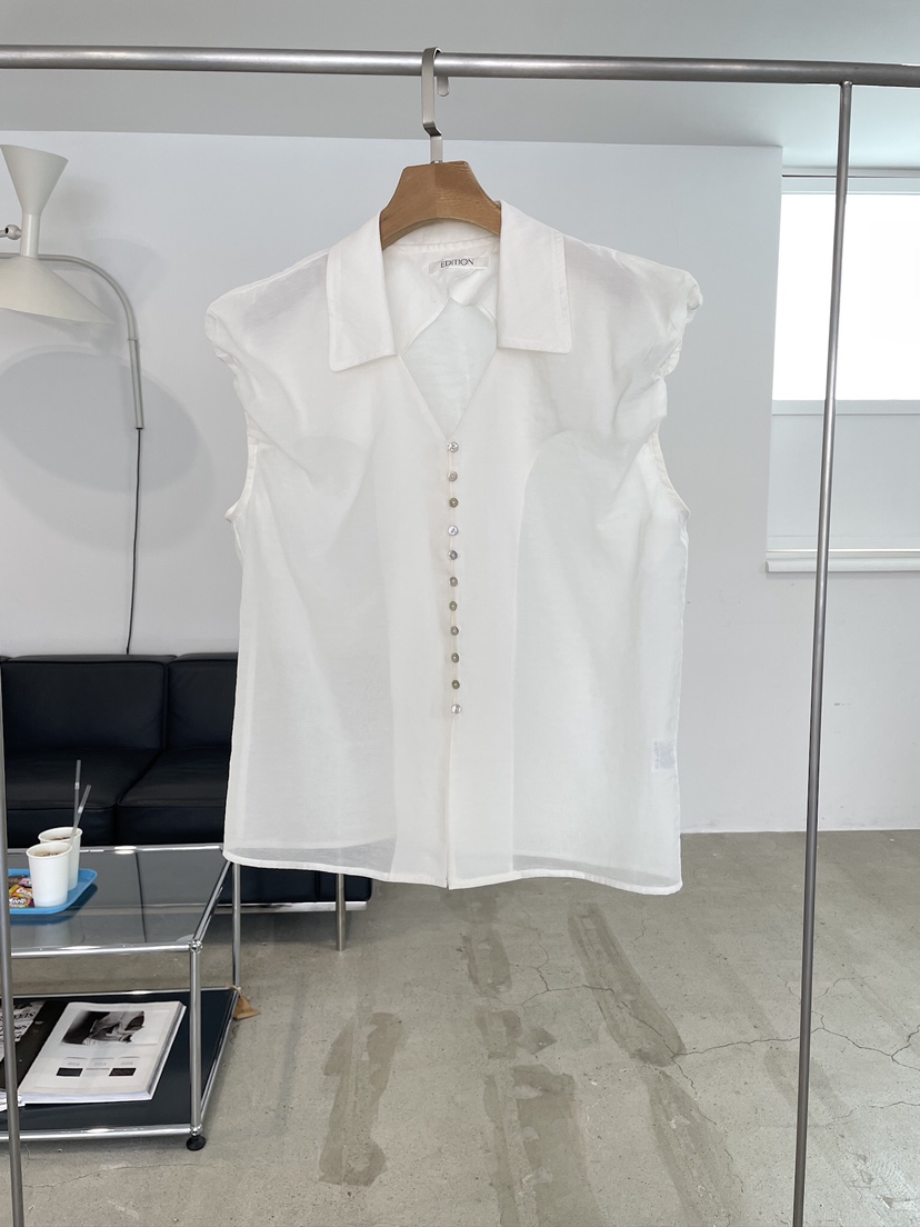 EDITION-P韓國直郵實拍女士新款人氣休閑26春夏襯衫蕾絲衫EDITION/CHAHEE襯衫/蕾絲衫圖色1