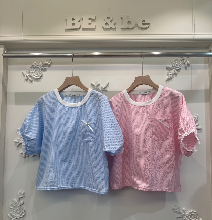 BE&amp;BE韓國直郵實拍女士新款人氣休閑熱賣襯衫蕾絲衫BE&be襯衫/蕾絲衫