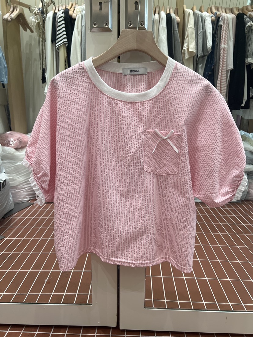 BE&amp;BE韓國直郵實拍女士新款人氣休閑熱賣襯衫蕾絲衫BE&be襯衫/蕾絲衫圖色2