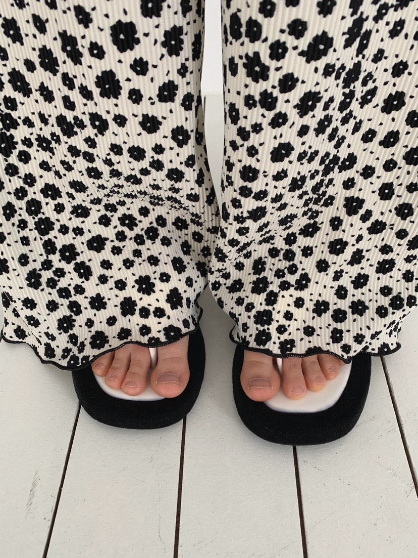 TOLL韓國東大門直郵女士新品休閑熱賣26春夏人氣休閑褲小花TOLL休閑褲