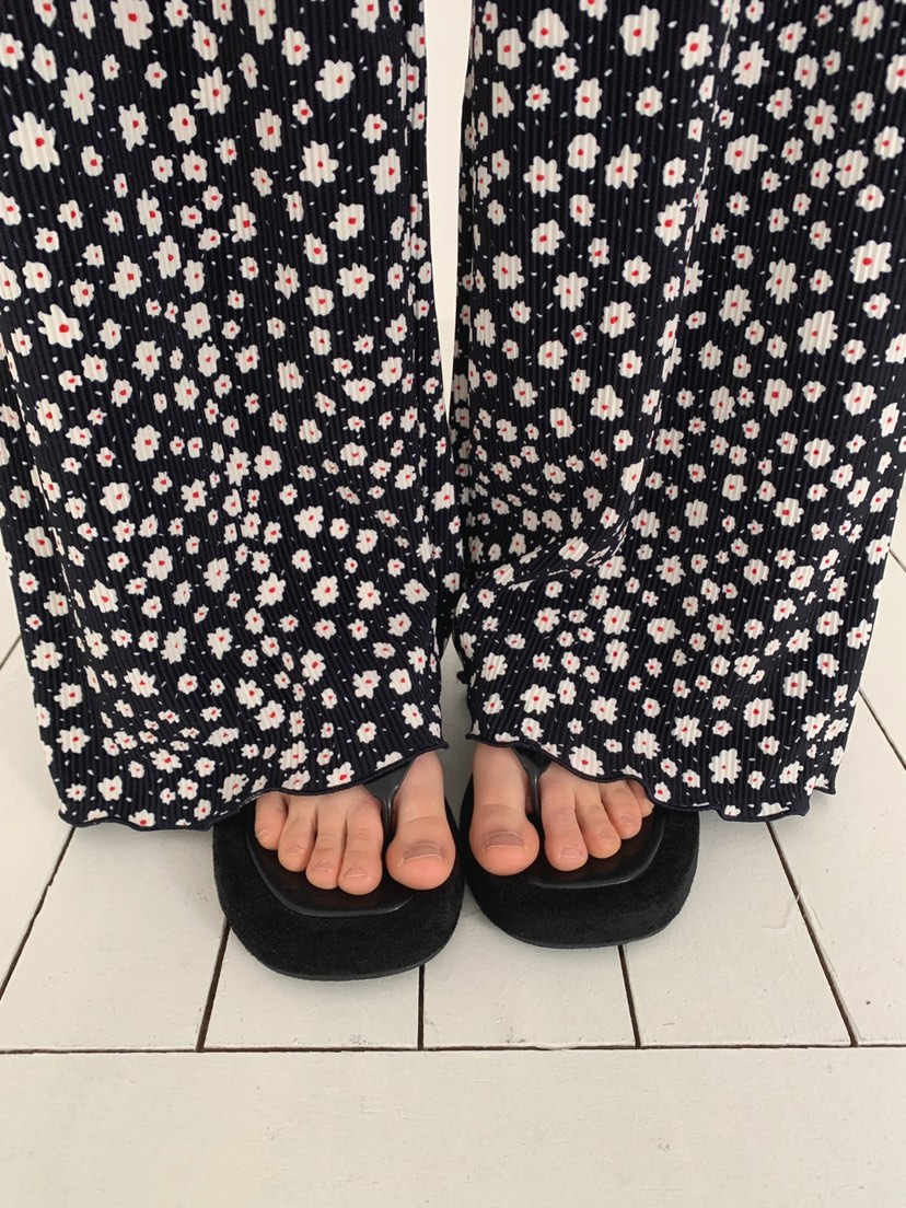 TOLL韓國東大門直郵女士新品休閑熱賣26春夏人氣休閑褲小花TOLL休閑褲