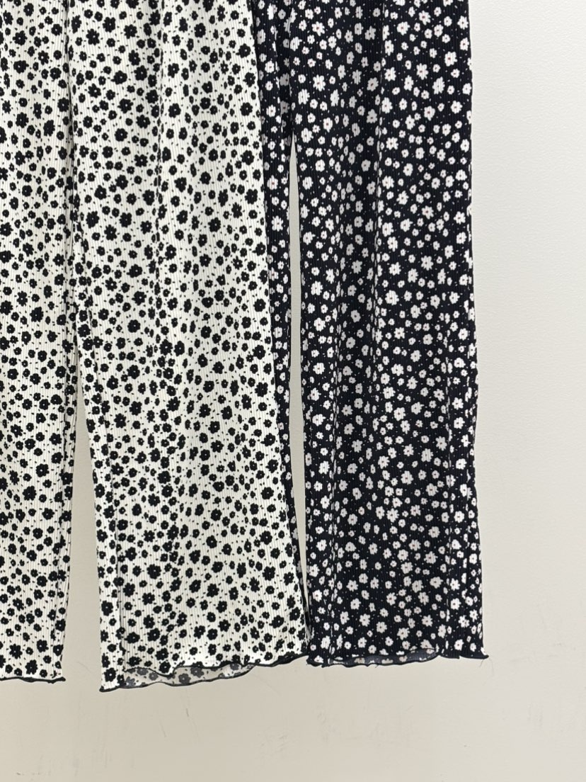 TOLL韓國東大門直郵女士新品休閑熱賣26春夏人氣休閑褲小花TOLL休閑褲