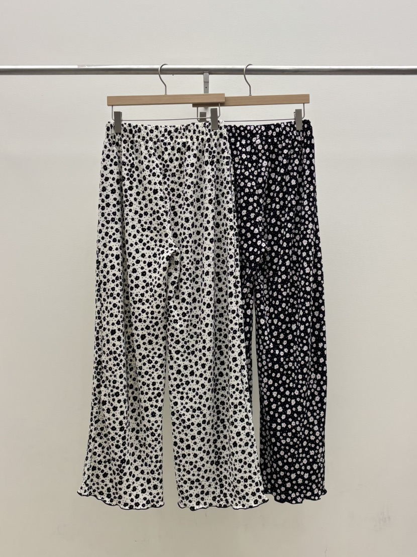 TOLL韓國東大門直郵女士新品休閑熱賣26春夏人氣休閑褲小花TOLL休閑褲