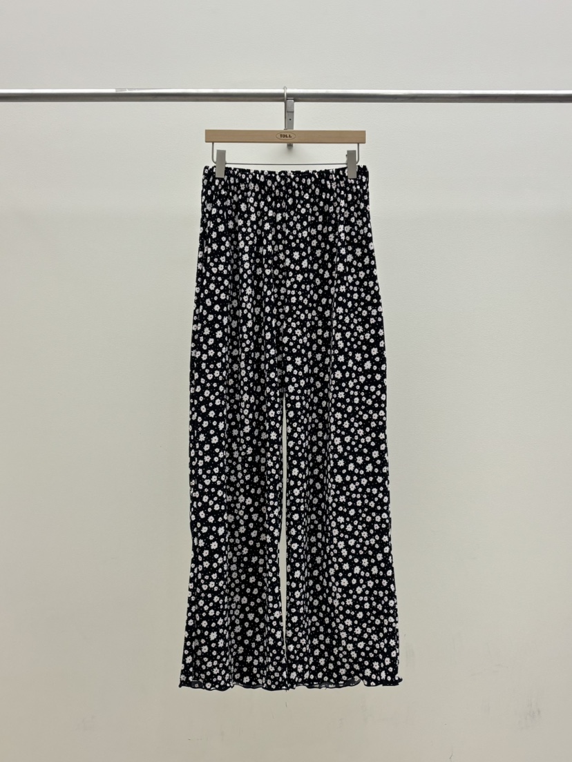 TOLL韓國東大門直郵女士新品休閑熱賣26春夏人氣休閑褲小花TOLL休閑褲圖色2