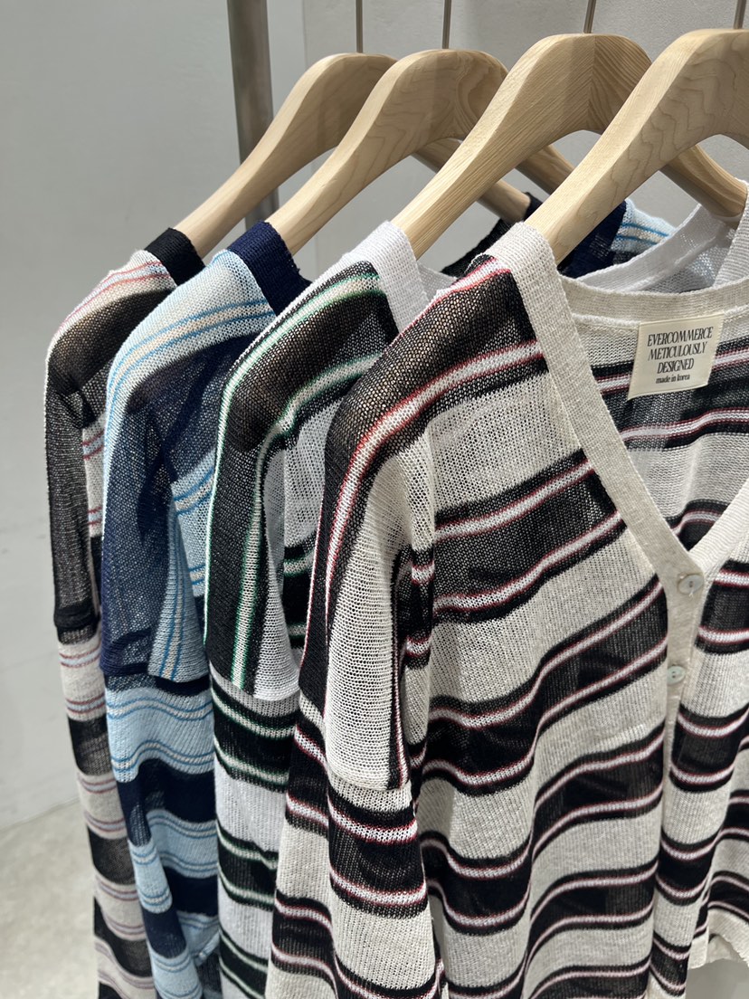 EVERCOMMERCE METICULOUSLY DESIGNED韓國東大門直郵女裝新品休閑針織衫亞麻布EVERCOMMERCE METICULOUSLY DESIGNED針織衫