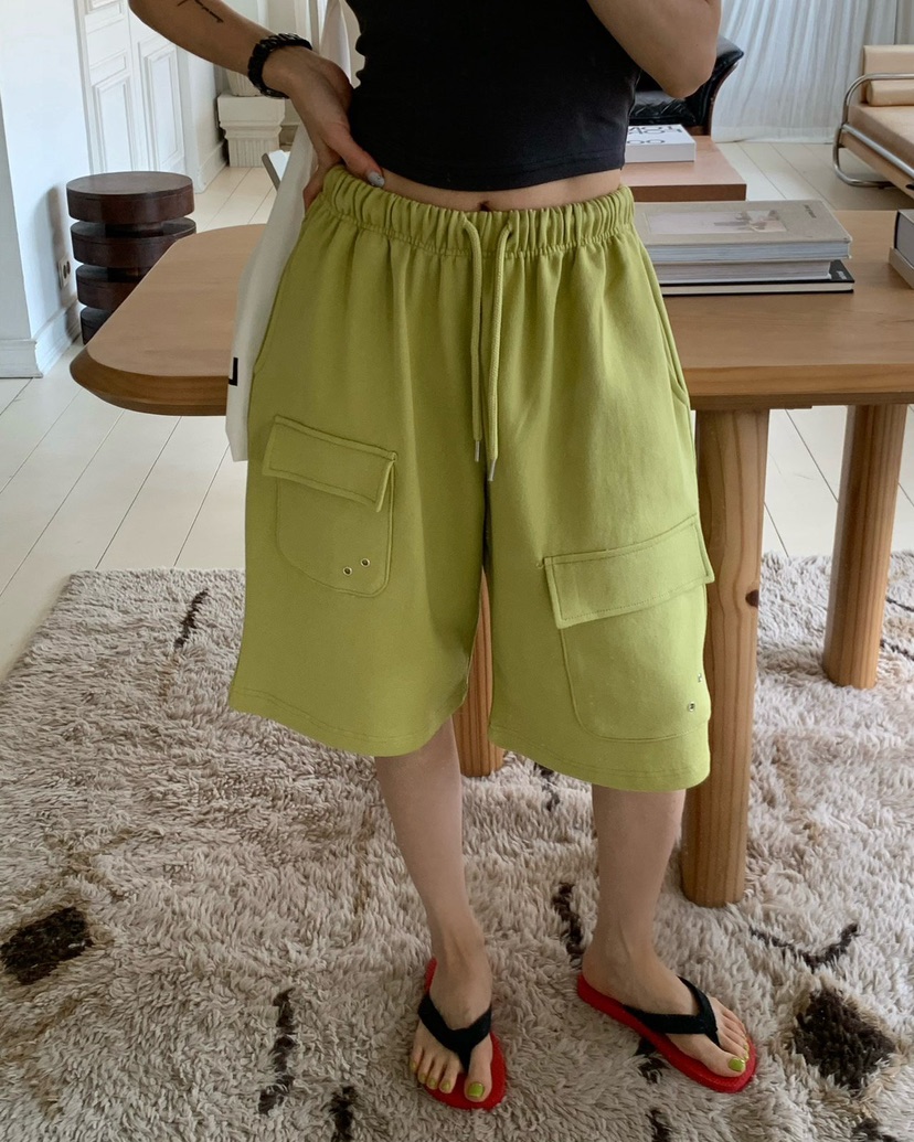 REVE CITE-L韓國東大門直郵女裝新款人氣職業推薦短褲鏤空REVE CITE-L短褲