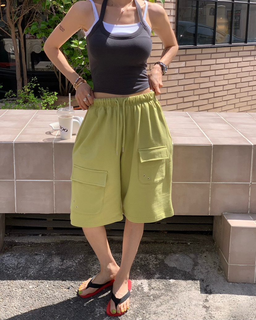 REVE CITE-L韓國東大門直郵女裝新款人氣職業推薦短褲鏤空REVE CITE-L短褲