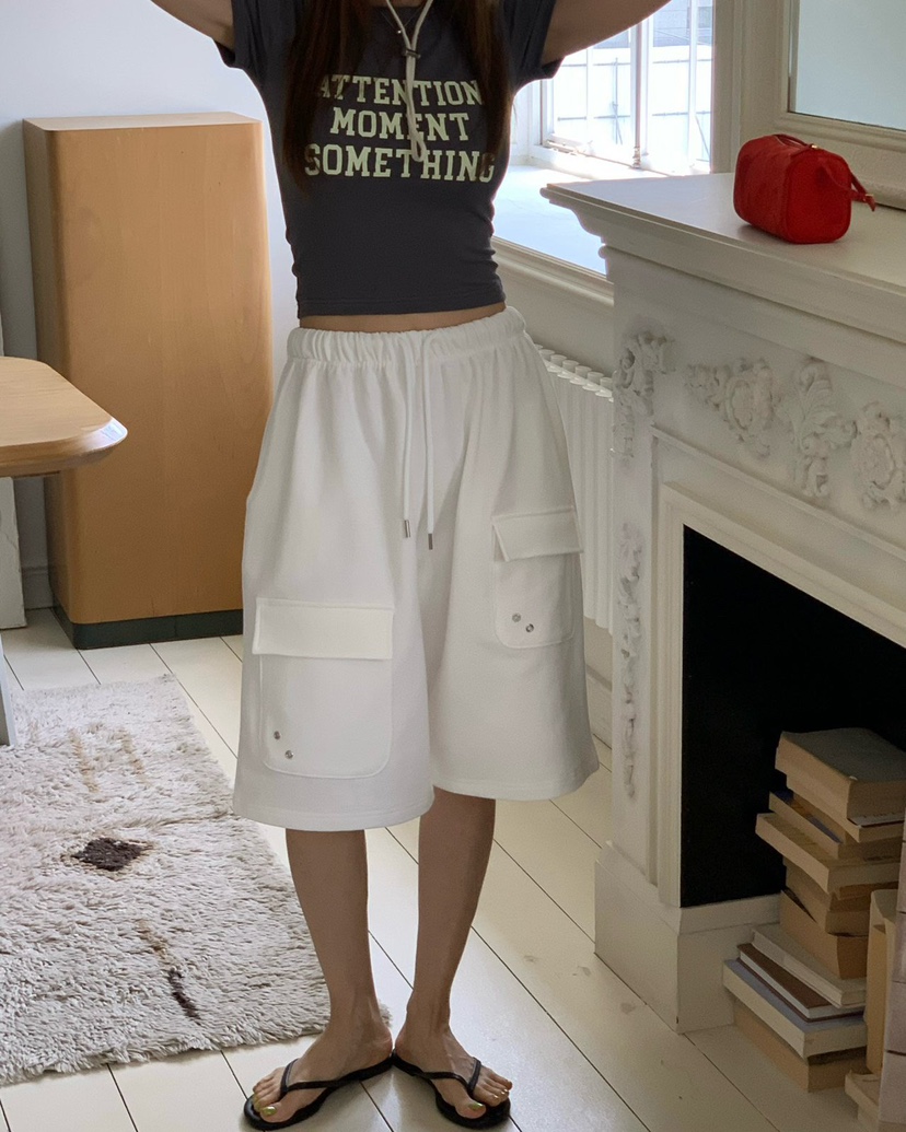 REVE CITE-L韓國東大門直郵女裝新款人氣職業推薦短褲鏤空REVE CITE-L短褲