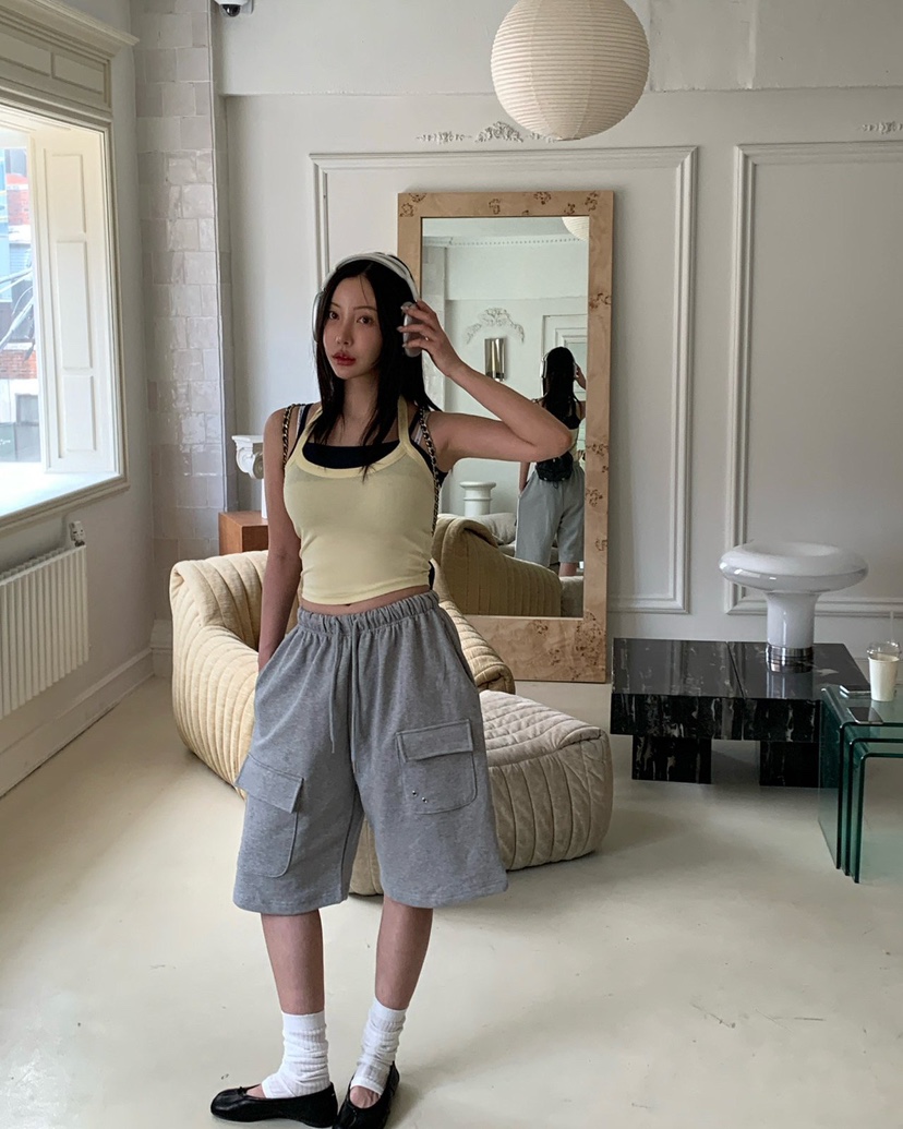 REVE CITE-L韓國東大門直郵女裝新款人氣職業推薦短褲鏤空REVE CITE-L短褲圖色3