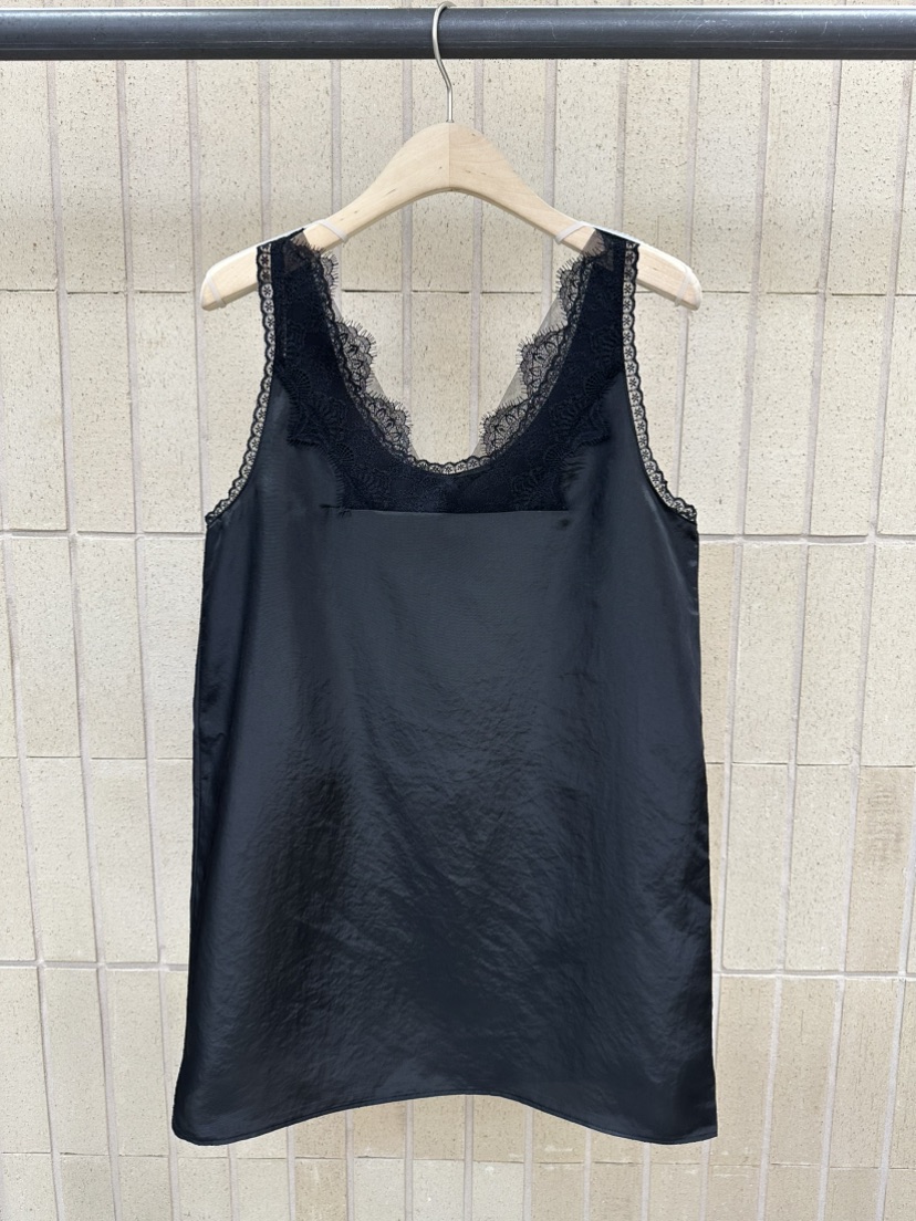 FOSET韓國東大門代購女士新品熱賣休閑職業吊帶背心蕾絲緞面FOSET吊帶/背心圖色3