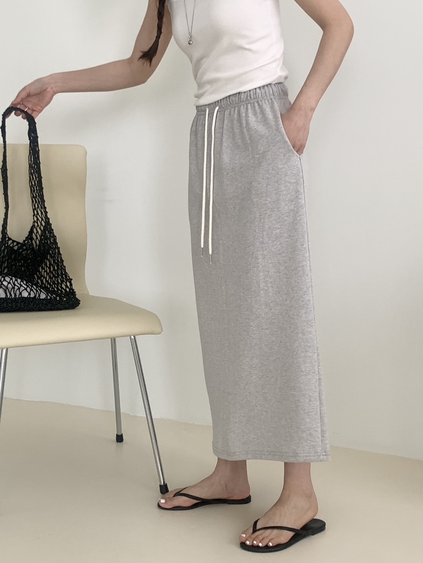 VANTAGE韓國東大門代購女裝新品休閑職業時尚26春夏長裙棉VANTAGE長裙