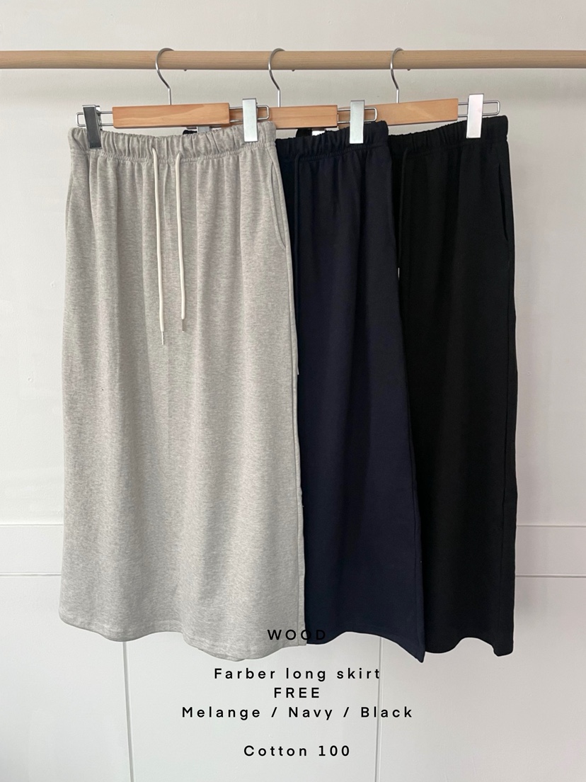 VANTAGE韓國東大門代購女裝新品休閑職業時尚26春夏長裙棉VANTAGE長裙圖色3左三色