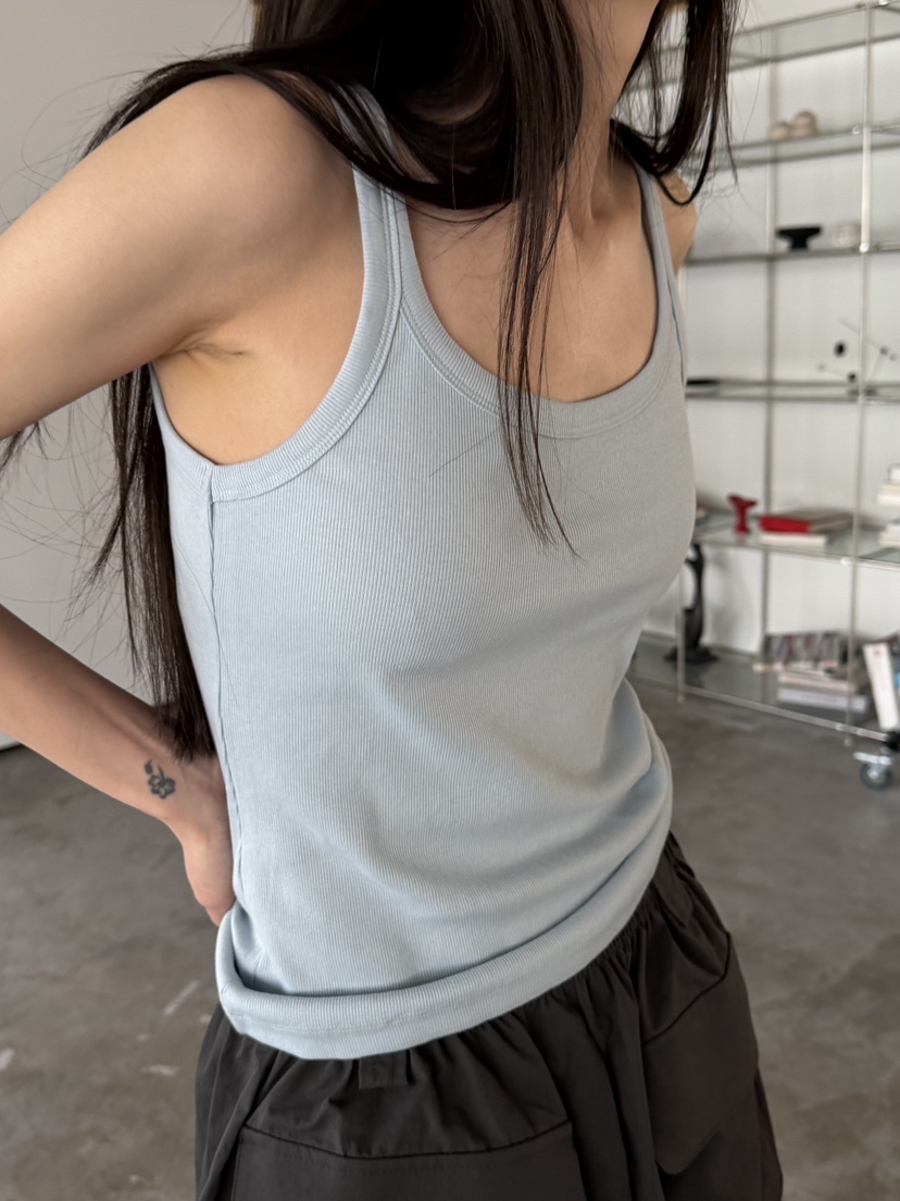 FOSET韓國代購女士新品26春夏休閑推薦職業熱賣時尚吊帶背心FOSET吊帶/背心