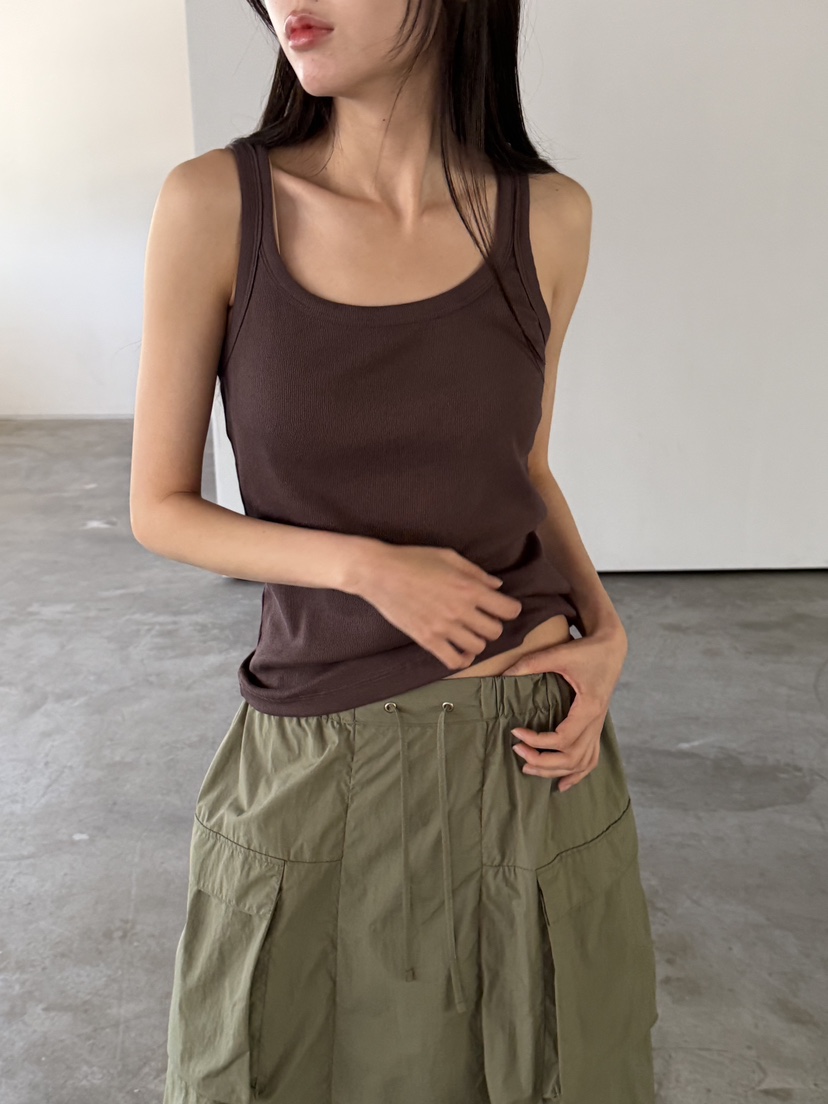 FOSET韓國代購女士新品26春夏休閑推薦職業熱賣時尚吊帶背心FOSET吊帶/背心