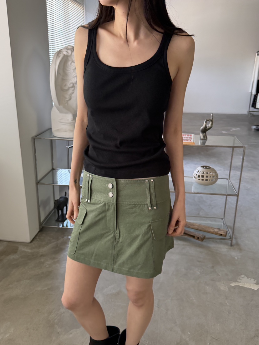 FOSET韓國代購女士新品26春夏休閑推薦職業熱賣時尚吊帶背心FOSET吊帶/背心