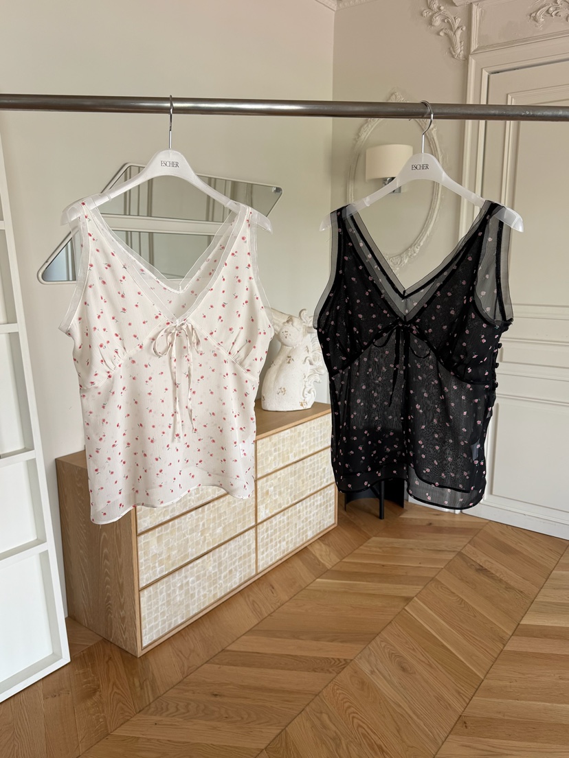 ESCHER韓國直郵實拍女裝新品推薦26春夏時尚熱賣吊帶背心ESCHER吊帶/背心