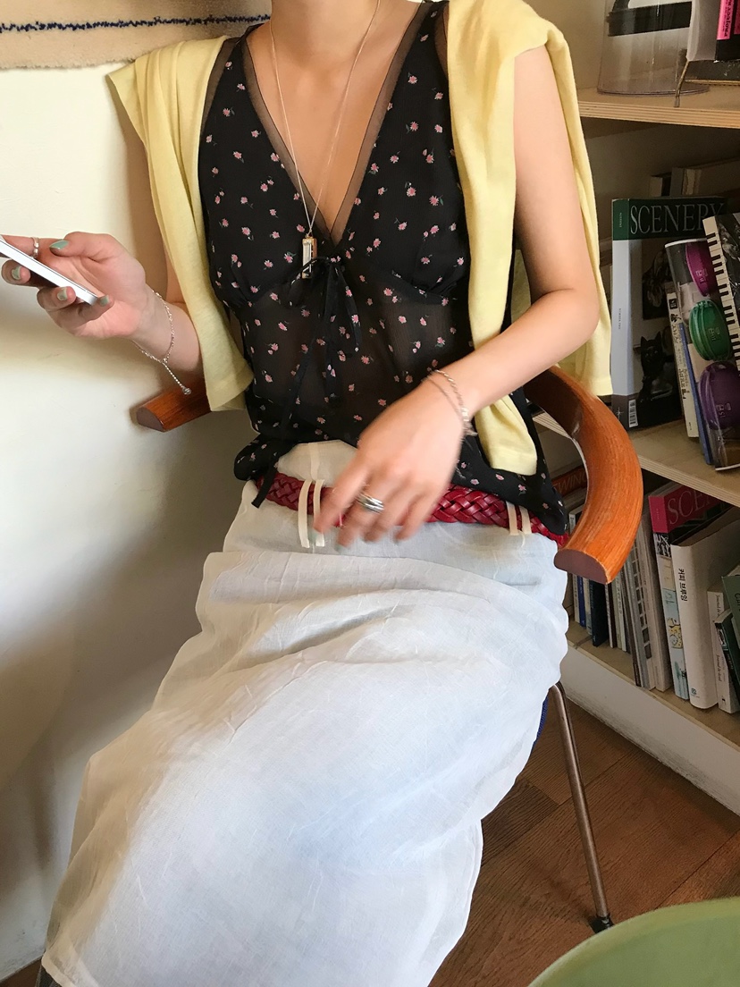 ESCHER韓國直郵實拍女裝新品推薦26春夏時尚熱賣吊帶背心ESCHER吊帶/背心