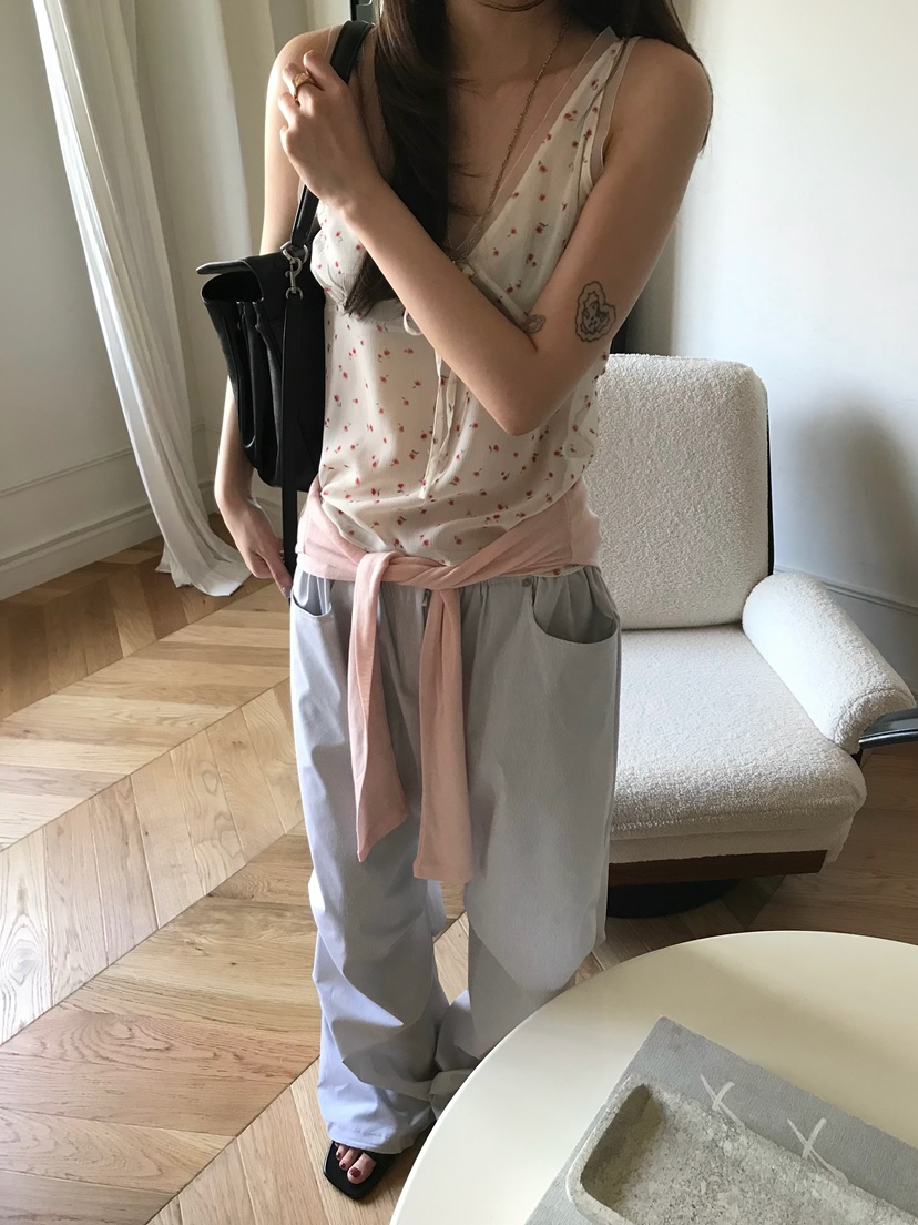 ESCHER韓國直郵實拍女裝新品推薦26春夏時尚熱賣吊帶背心ESCHER吊帶/背心