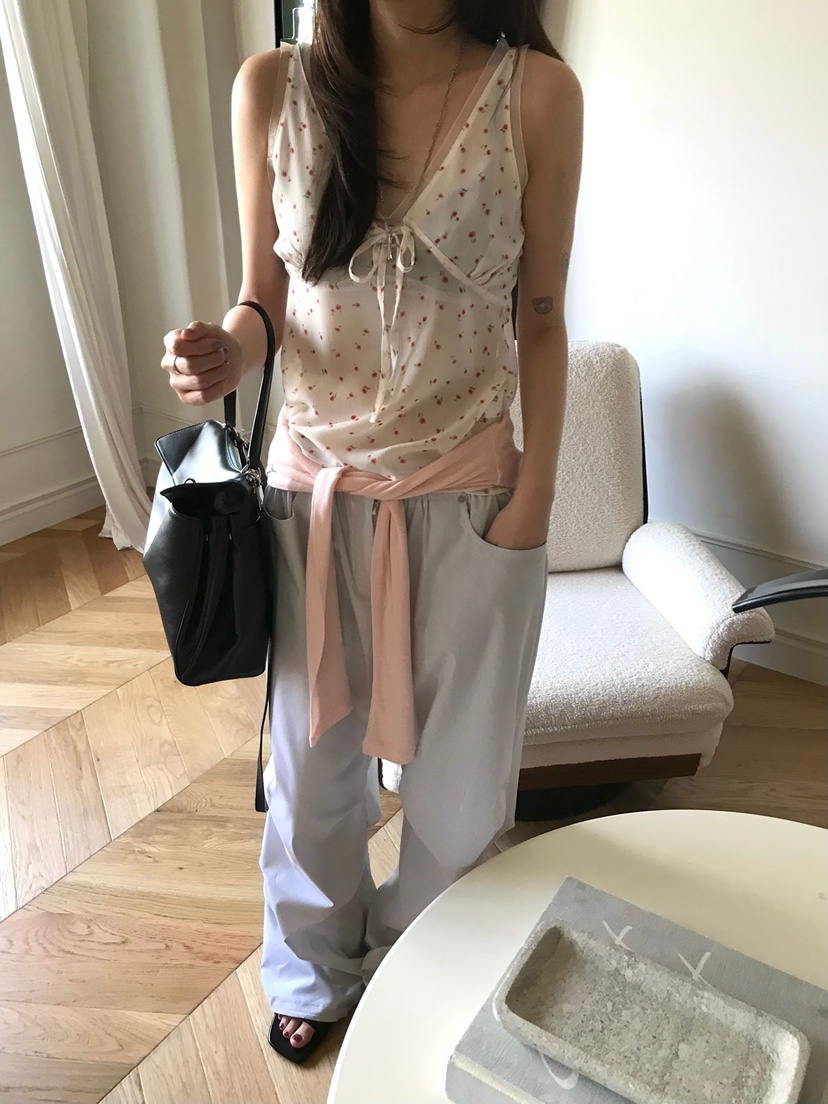 ESCHER韓國直郵實拍女裝新品推薦26春夏時尚熱賣吊帶背心ESCHER吊帶/背心