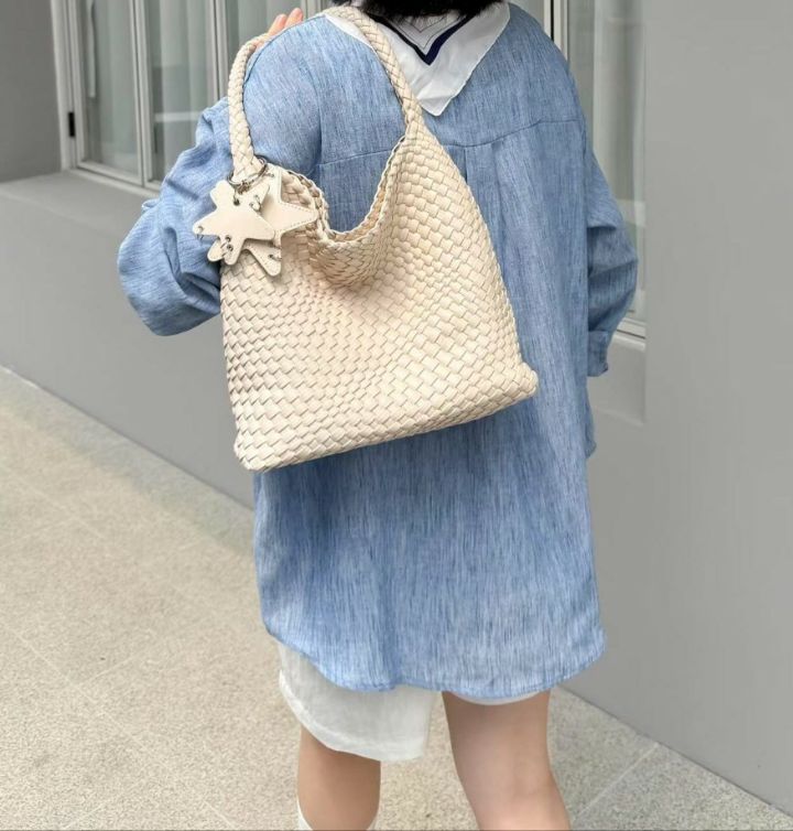 TROUVAILLE韓國代購女士新款推薦人氣休閑單肩斜跨包網狀TROUVAILLE單肩/斜跨包