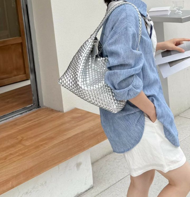 TROUVAILLE韓國代購女士新款推薦人氣休閑單肩斜跨包網狀TROUVAILLE單肩/斜跨包