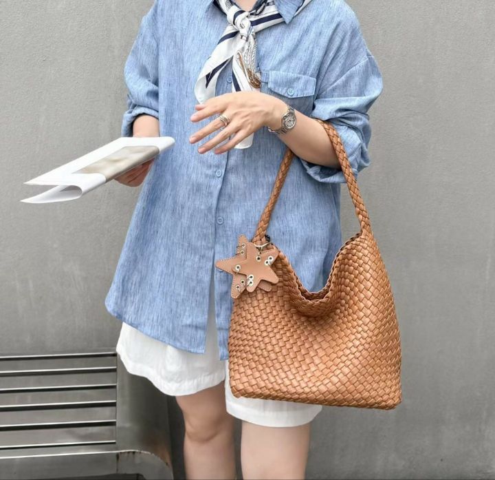 TROUVAILLE韓國代購女士新款推薦人氣休閑單肩斜跨包網狀TROUVAILLE單肩/斜跨包圖色1