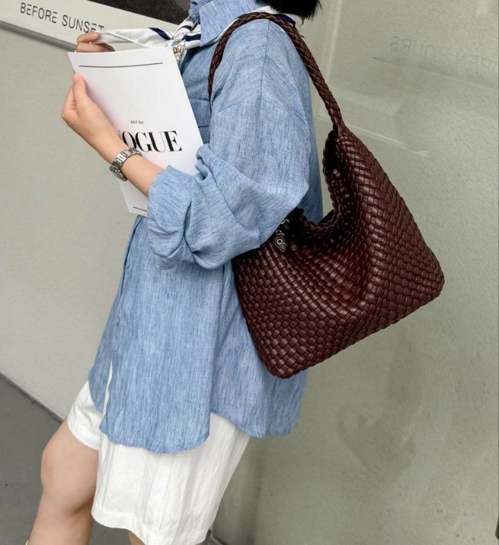 TROUVAILLE韓國代購女士新款推薦人氣休閑單肩斜跨包網狀TROUVAILLE單肩/斜跨包圖色3