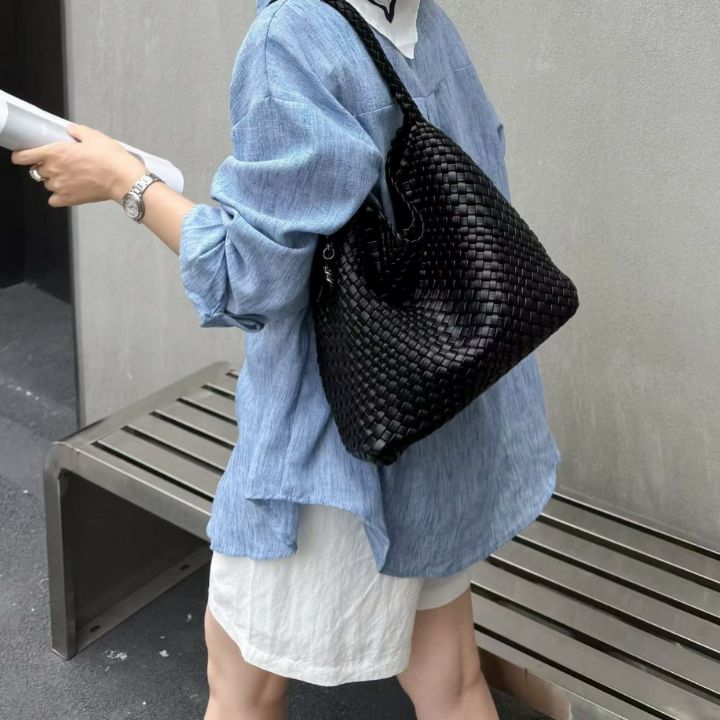 TROUVAILLE韓國代購女士新款推薦人氣休閑單肩斜跨包網狀TROUVAILLE單肩/斜跨包圖色4
