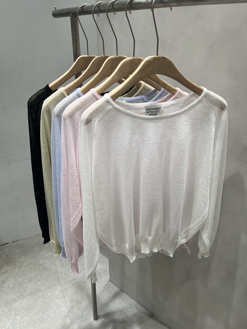 EVERCOMMERCE METICULOUSLY DESIGNED韓國直郵實拍女士新品26春夏針織衫EVERCOMMERCE METICULOUSLY DESIGNED針織衫