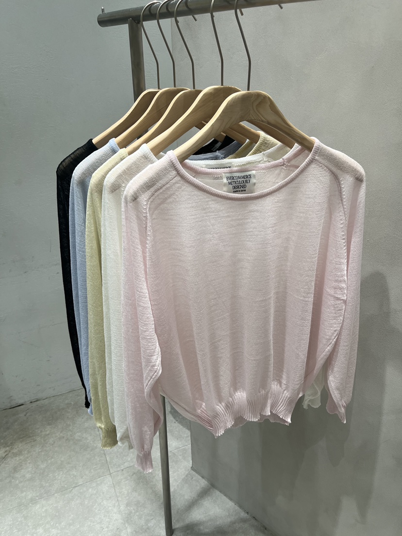 EVERCOMMERCE METICULOUSLY DESIGNED韓國直郵實拍女士新品26春夏針織衫EVERCOMMERCE METICULOUSLY DESIGNED針織衫