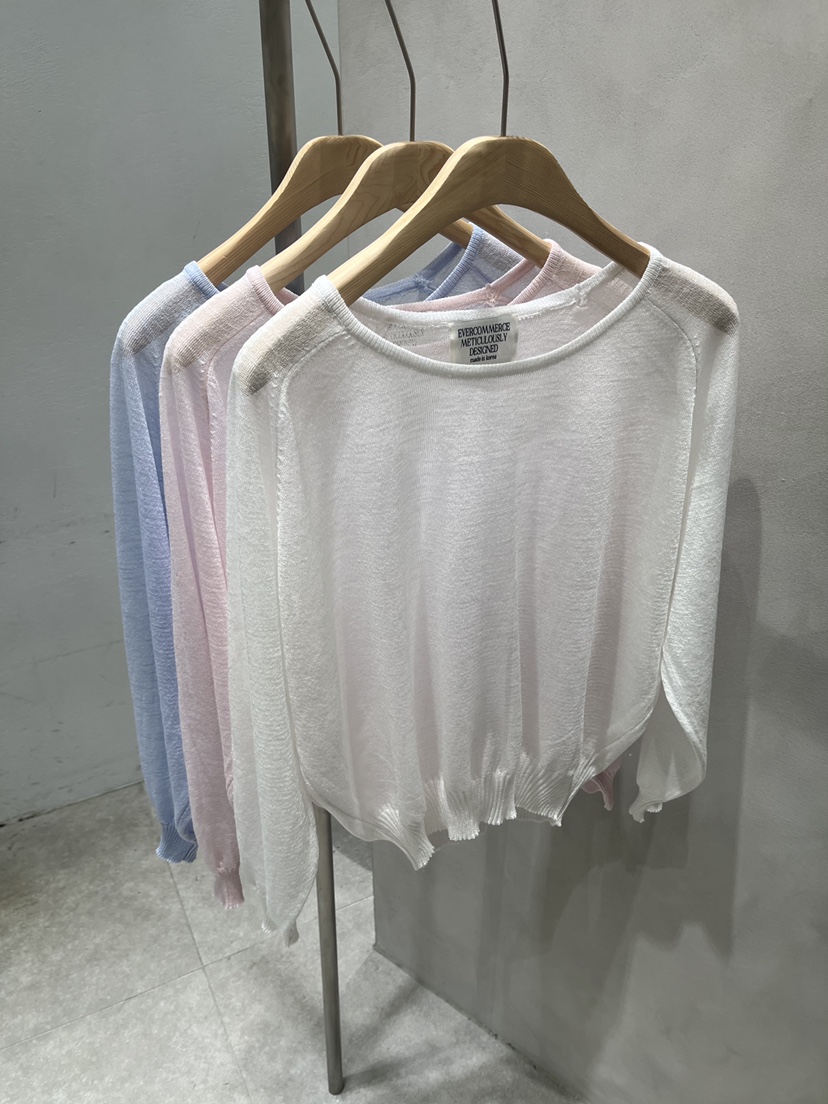 EVERCOMMERCE METICULOUSLY DESIGNED韓國直郵實拍女士新品26春夏針織衫EVERCOMMERCE METICULOUSLY DESIGNED針織衫