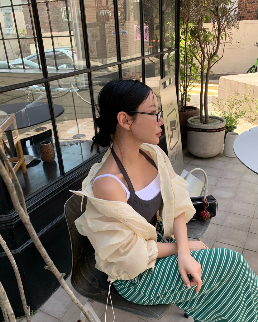 REVE CITE-L韓國代購女士新款熱賣休閑人氣26春夏時尚長裙REVE CITE-L長裙