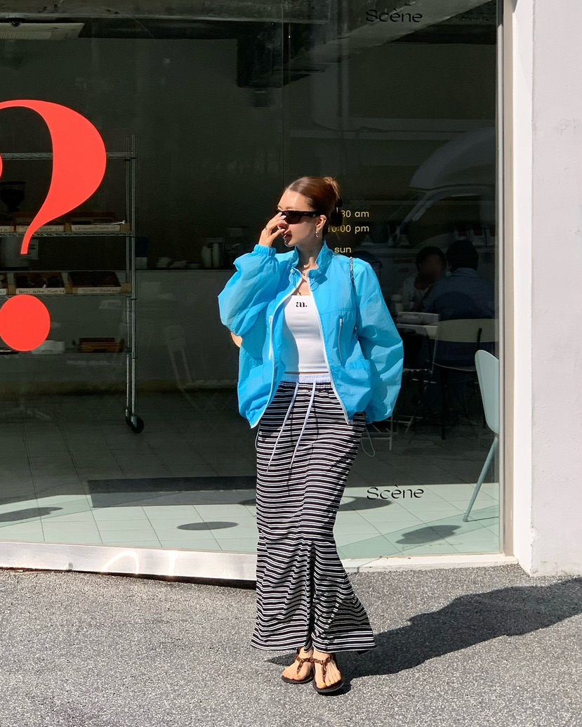 REVE CITE-L韓國代購女士新款熱賣休閑人氣26春夏時尚長裙REVE CITE-L長裙