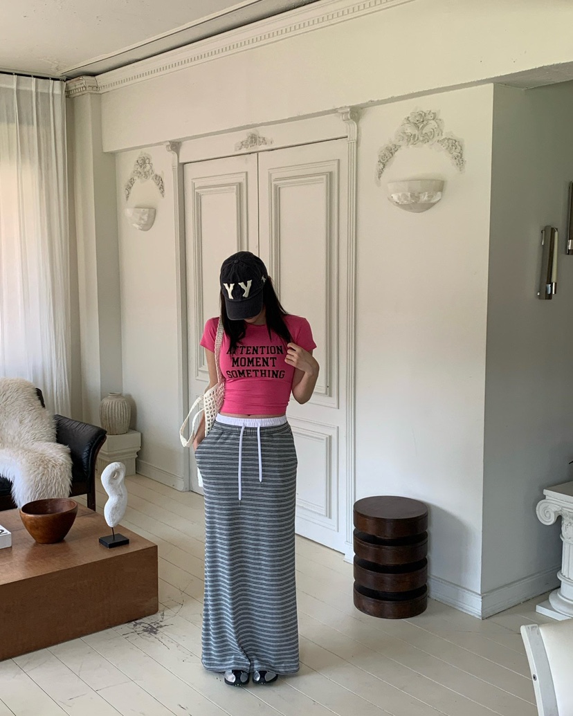 REVE CITE-L韓國代購女士新款熱賣休閑人氣26春夏時尚長裙REVE CITE-L長裙