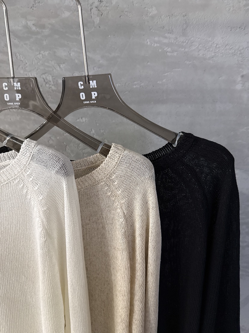 COME OPEN/HAPER韓國直郵實拍女裝新品推薦針織衫插肩亞麻COME OPEN/HAPER針織衫