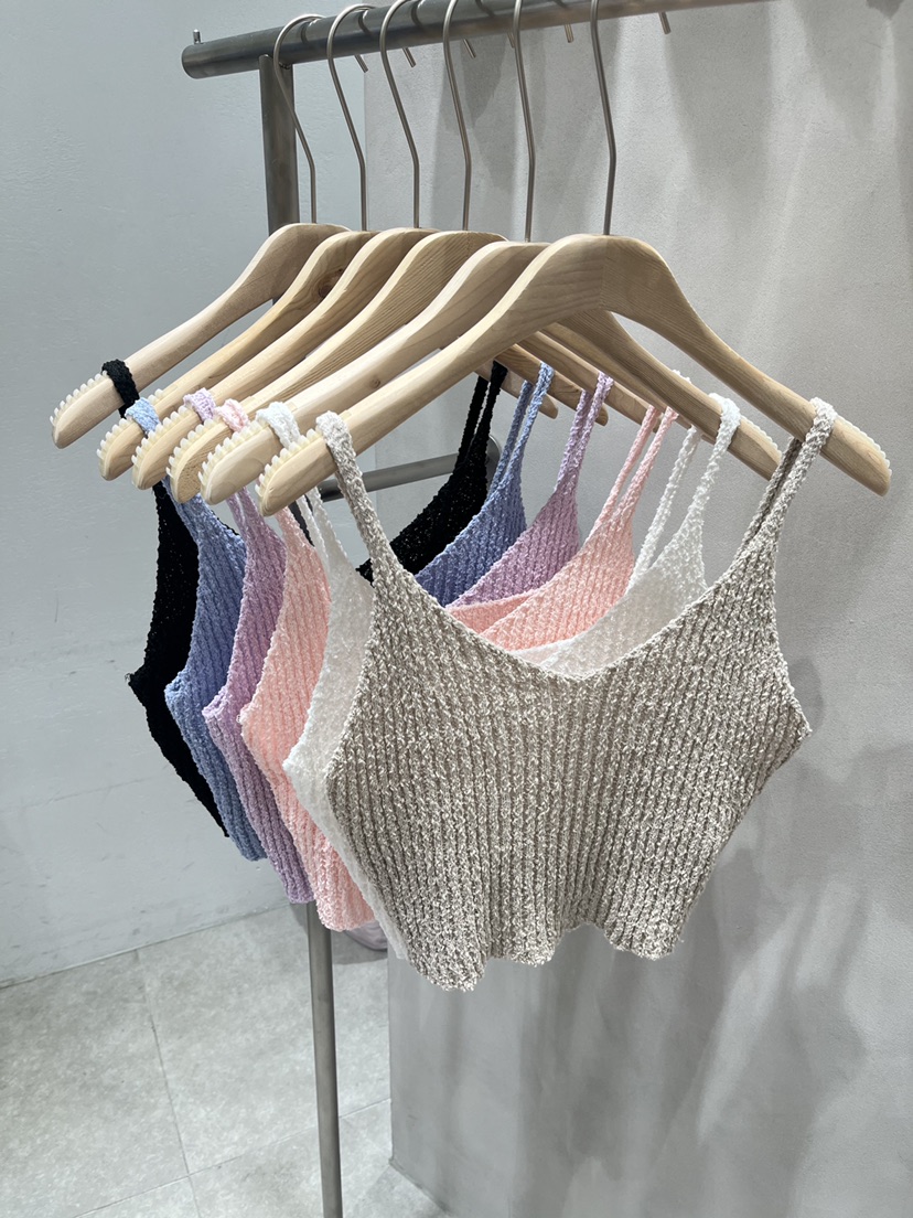 EVERCOMMERCE METICULOUSLY DESIGNED韓國代購女士新款推薦吊帶背心EVERCOMMERCE METICULOUSLY DESIGNED吊帶/背心