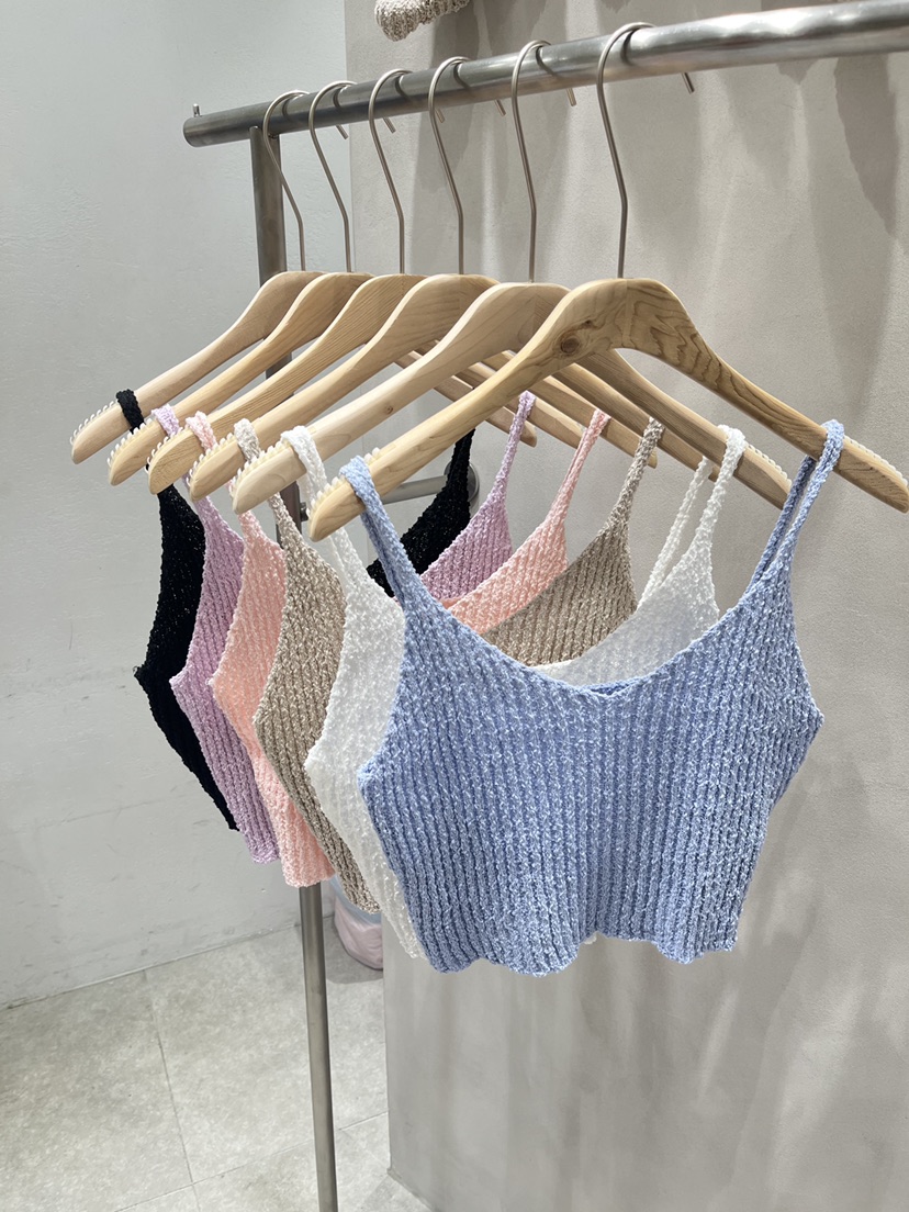 EVERCOMMERCE METICULOUSLY DESIGNED韓國代購女士新款推薦吊帶背心EVERCOMMERCE METICULOUSLY DESIGNED吊帶/背心