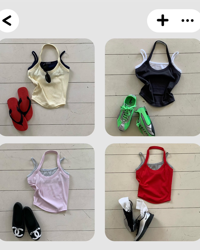 REVE CITE-L韓國直郵實拍女裝新品26春夏職業時尚吊帶背心REVE CITE-L吊帶/背心