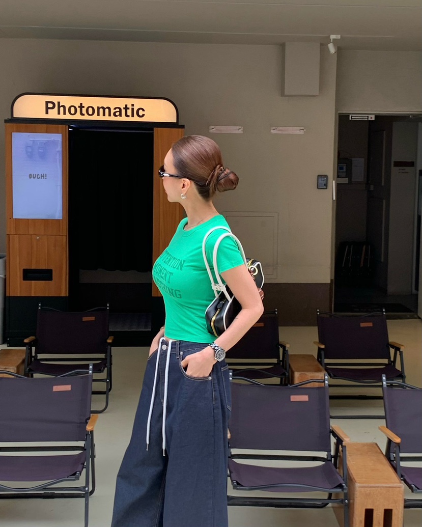 REVE CITE-L韓國東大門直郵女士新品休閑熱賣時尚26春夏T恤REVE CITE-LT恤