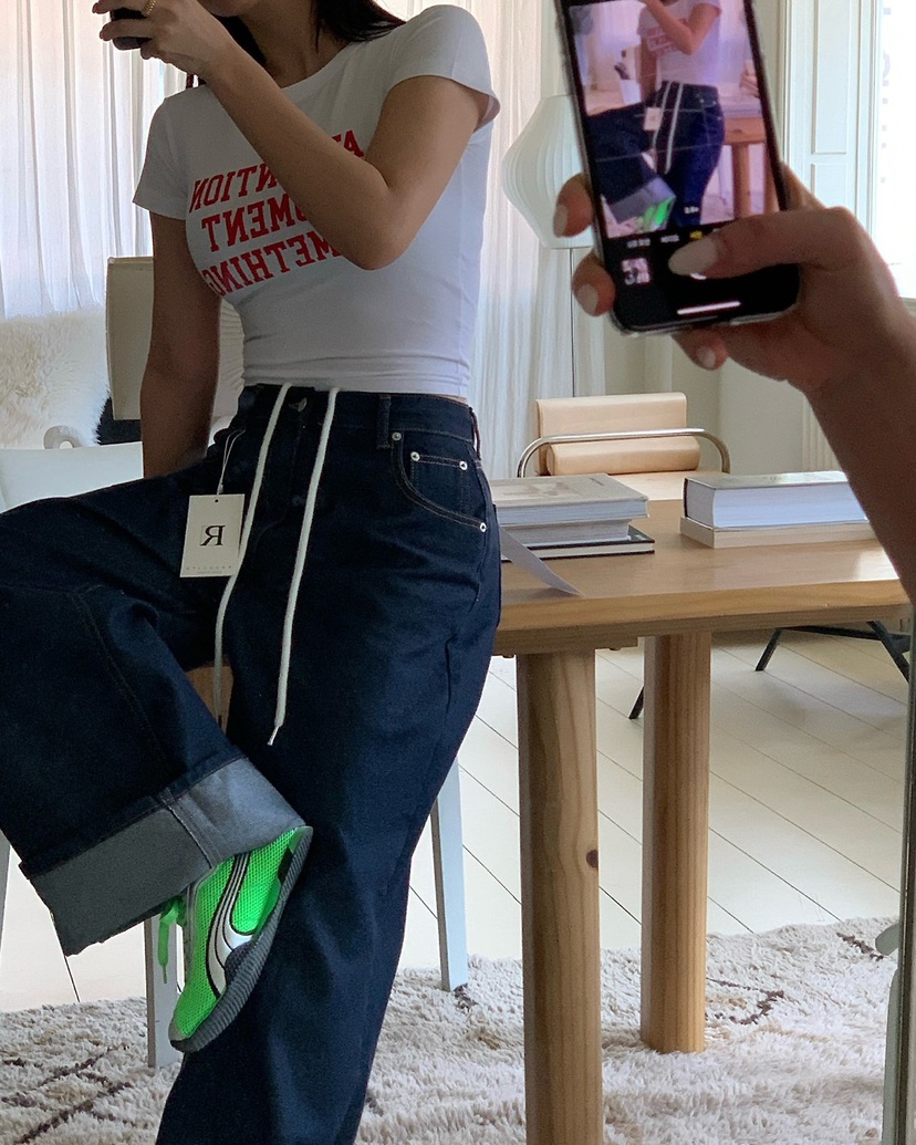 REVE CITE-L韓國東大門直郵女士新品休閑熱賣時尚26春夏T恤REVE CITE-LT恤