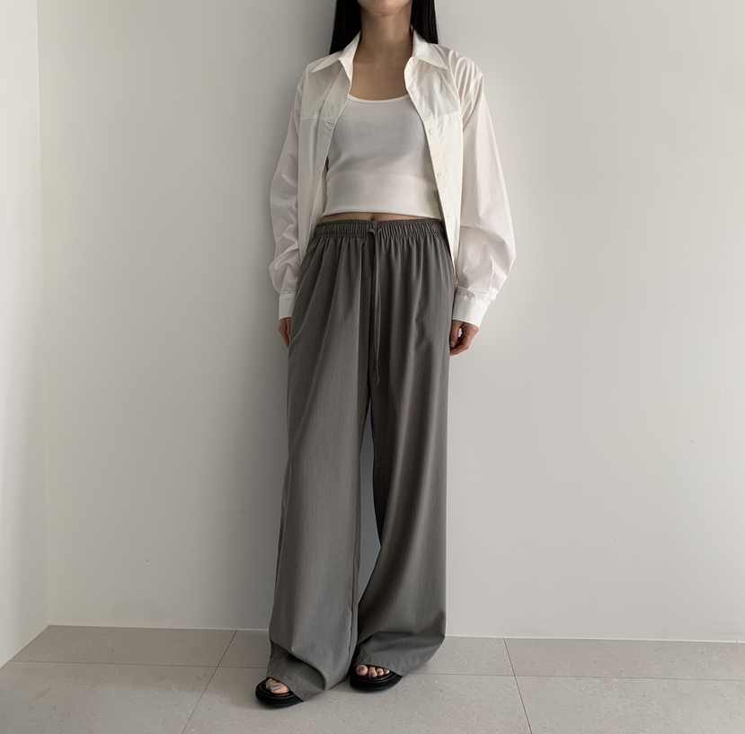 MOMENT韓國東大門直郵女裝新款時尚人氣26春夏職業休閑褲MOMENT/RECOVER休閑褲