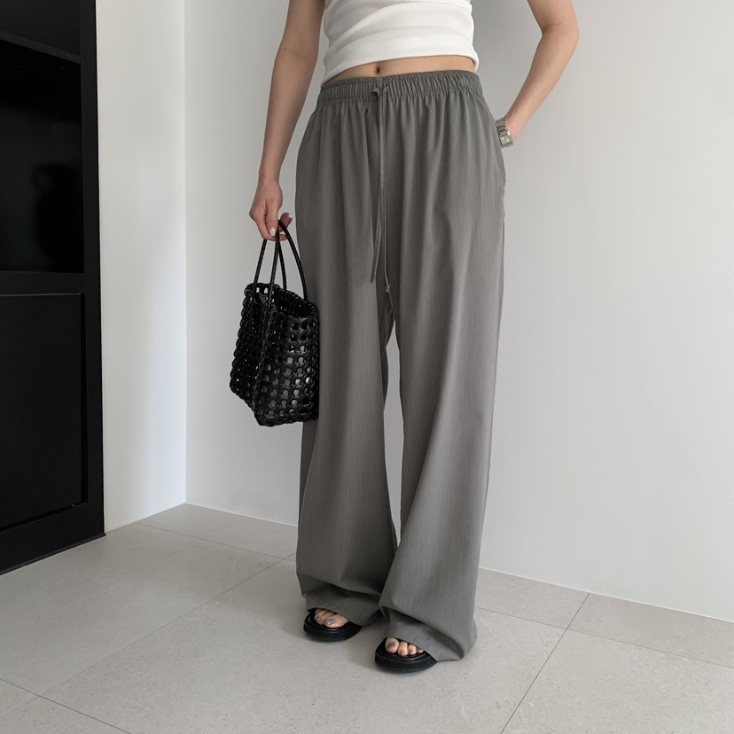 MOMENT韓國東大門直郵女裝新款時尚人氣26春夏職業休閑褲MOMENT/RECOVER休閑褲圖色1