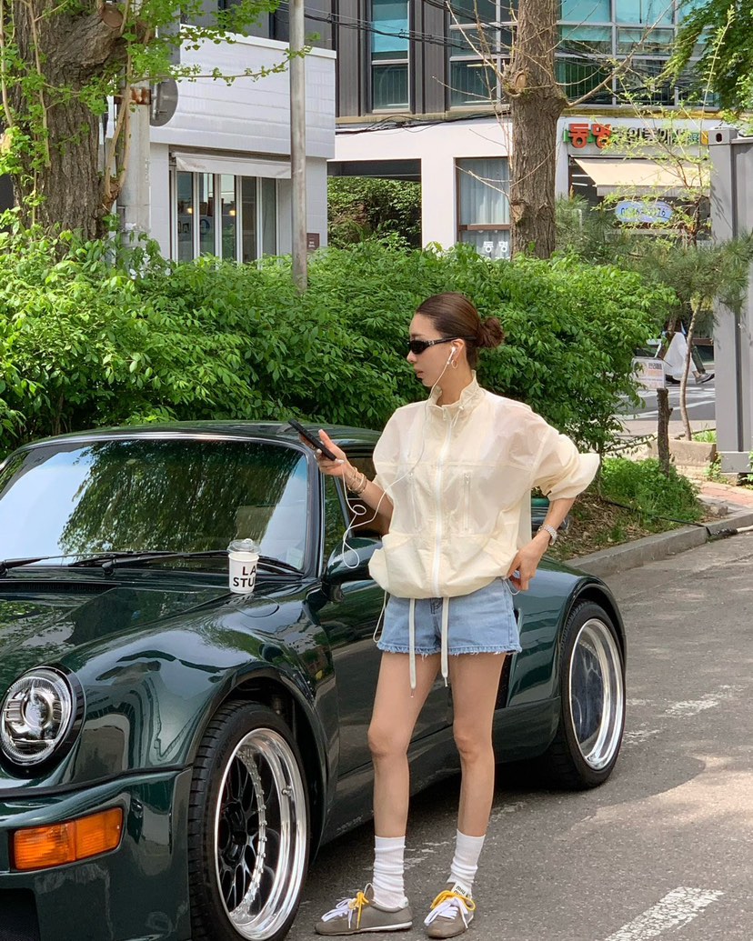 REVE CITE-L韓國直郵實拍女裝新品休閑人氣26春夏夾克拉鏈REVE CITE-L夾克