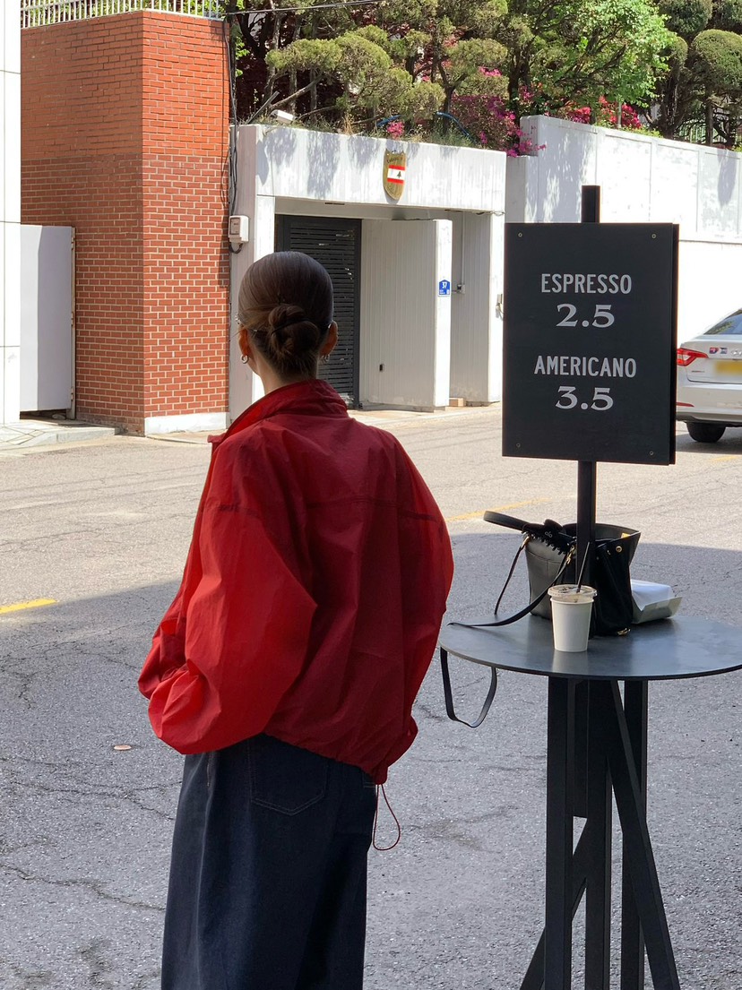 REVE CITE-L韓國直郵實拍女裝新品休閑人氣26春夏夾克拉鏈REVE CITE-L夾克