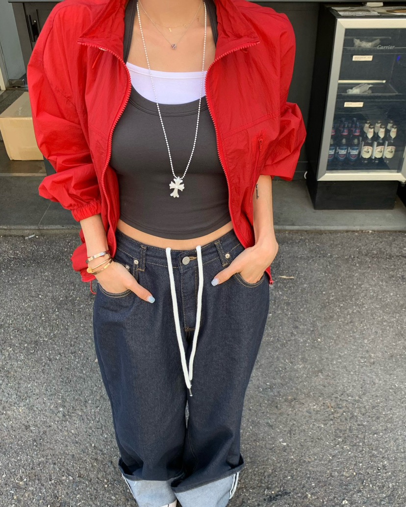 REVE CITE-L韓國直郵實拍女裝新品休閑人氣26春夏夾克拉鏈REVE CITE-L夾克